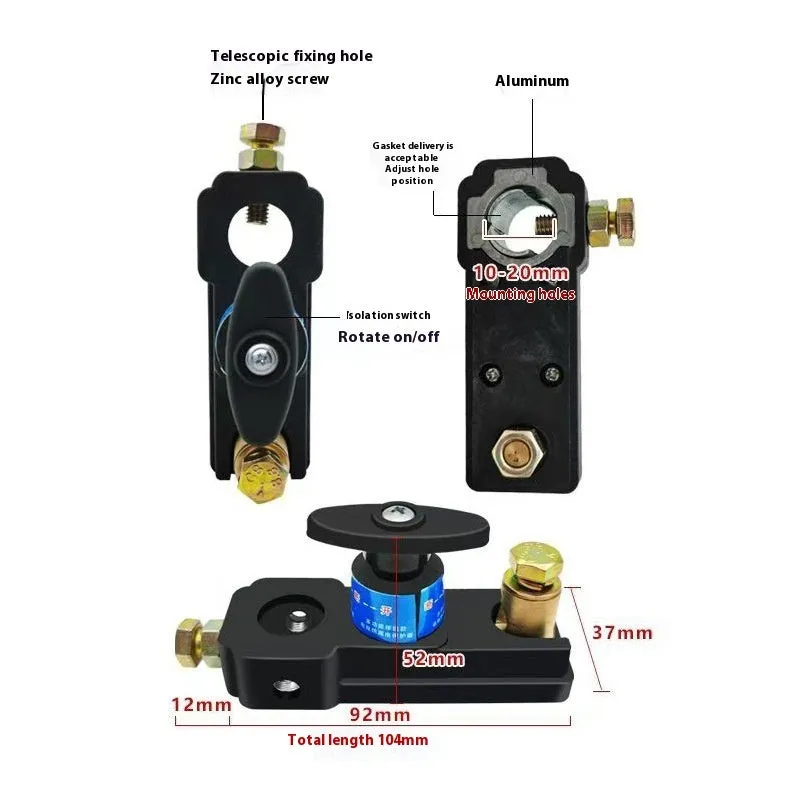 New truck power supply universal breaker main power switch for automobile battery disconnect