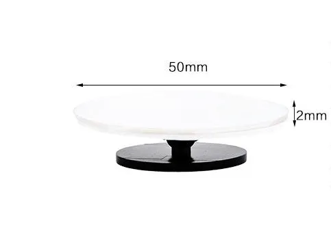 Car borderless small round convex mirror with 360 degree rotation for reversing blind spot safety