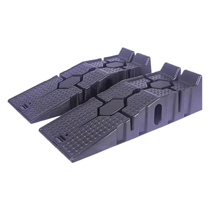 Heavy-duty industrial polypropylene car maintenance ramp 900x330x225mm