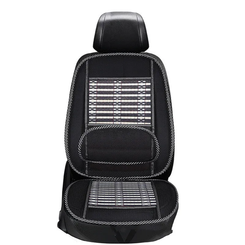Breathable bamboo silk cool pad seat cushion standard edition with waistband for car seat