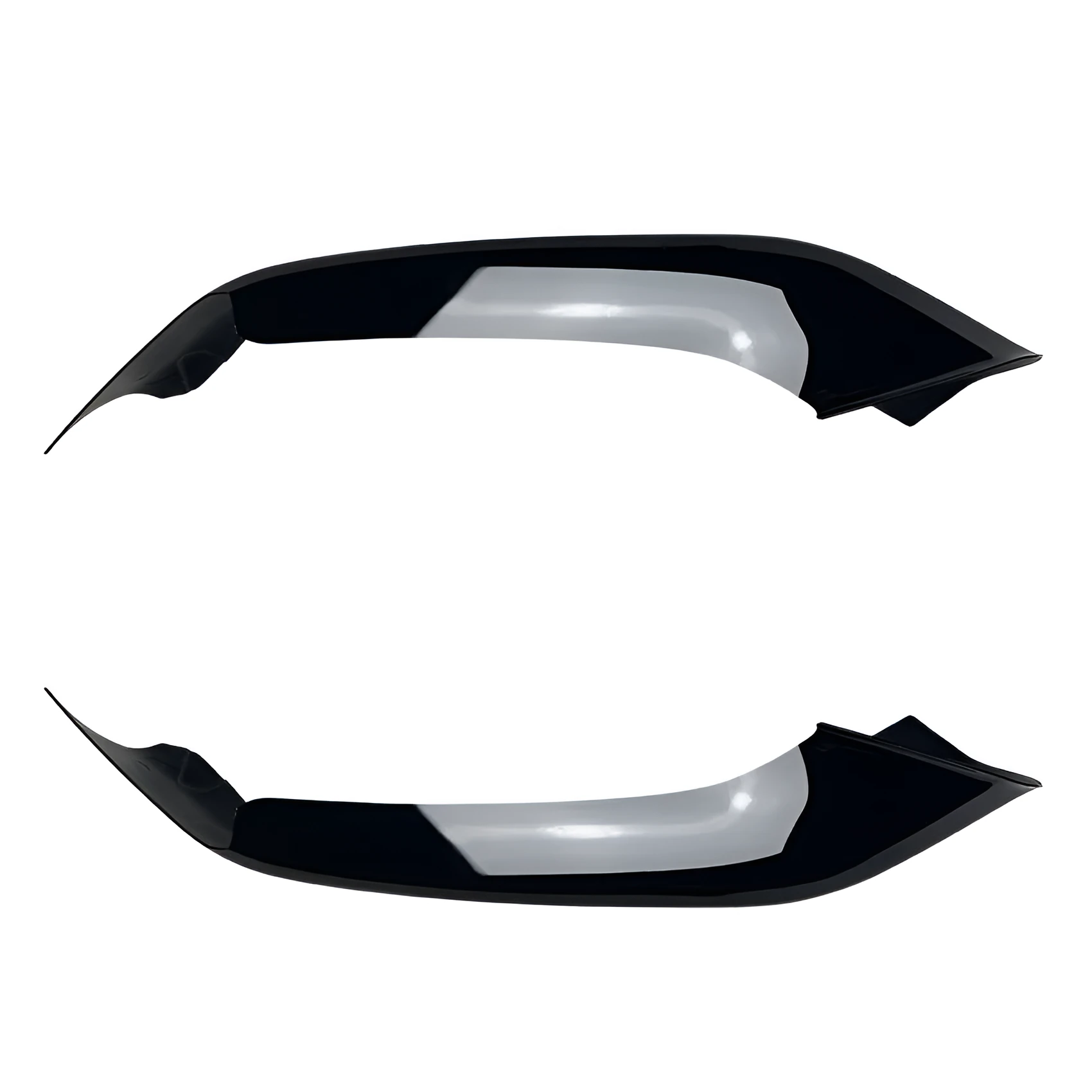 Pair of front Cornerite car stickers for BMW 5 Series G30 early M Sport 530i 2018-2020 carbon fibre pattern