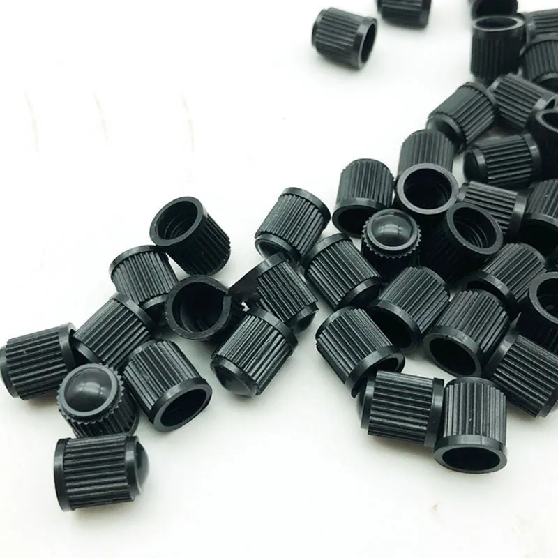 Black plastic tubeless valve with rubber construction for GM models American mouth standard