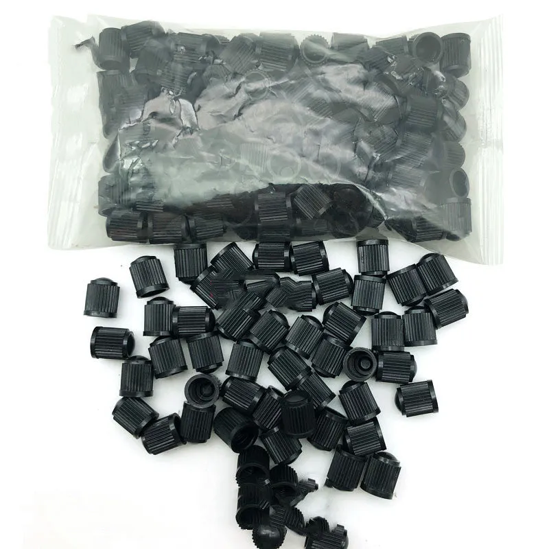 Black plastic tubeless valve with rubber construction for GM models American mouth standard