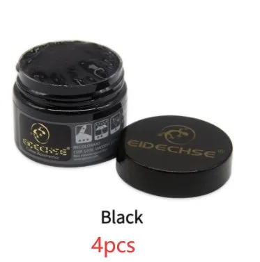 Leather repair cream 50ml container for car seat colour restoration in multiple colours including black and brown