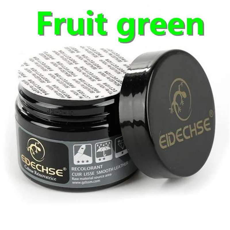 Leather repair cream 50ml container for car seat colour restoration in multiple colours including black and brown