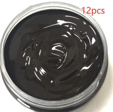 Leather repair cream 50ml container for car seat colour restoration in multiple colours including black and brown