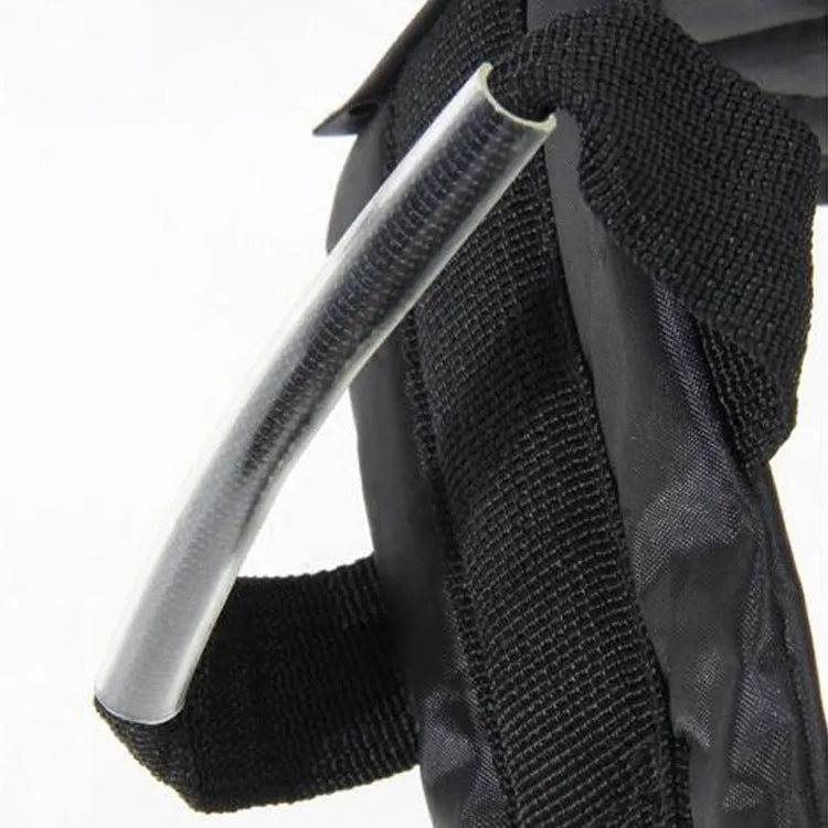 Black polyester electric car safety harness for children aged 1-12 with double shoulder straps