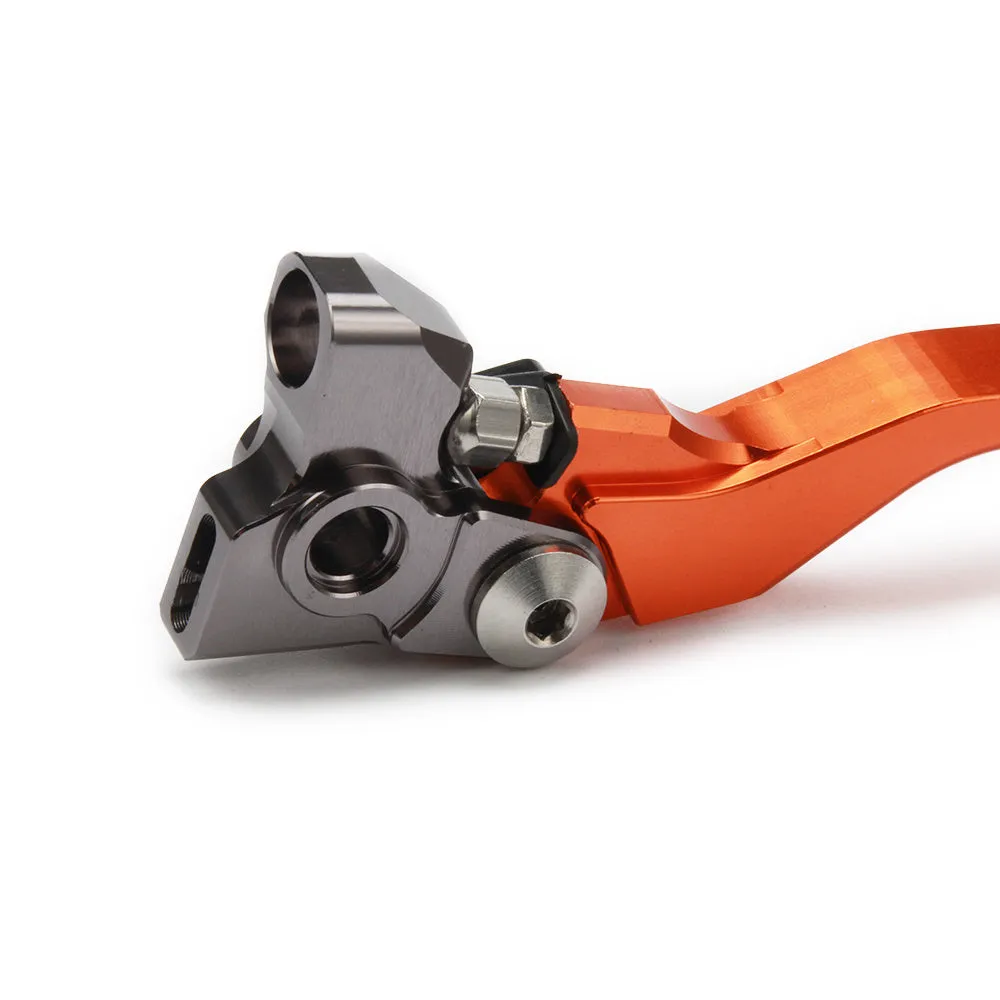 Cross Country CNC aluminium alloy clutch and brake lever set L83R83 in blue colour