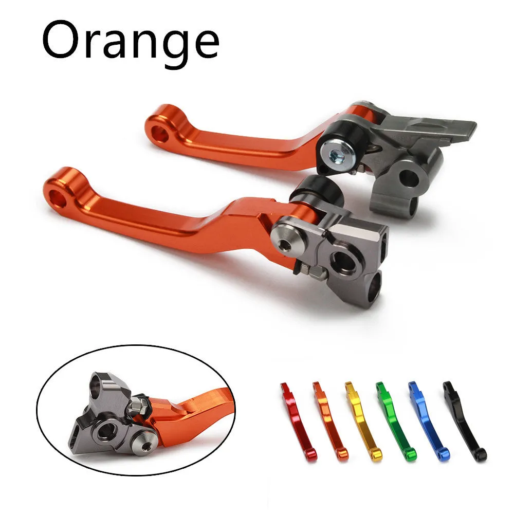 Cross Country CNC aluminium alloy clutch and brake lever set L83R83 in blue colour