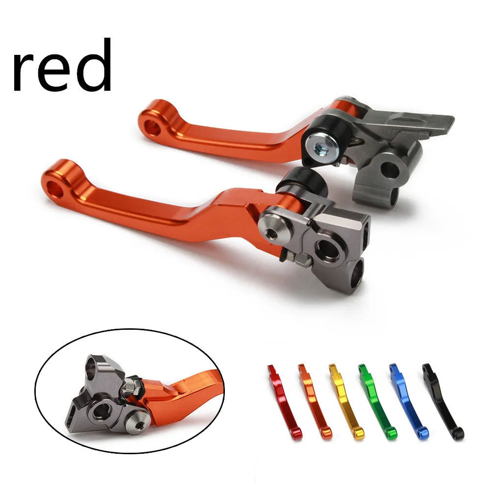 Cross Country CNC aluminium alloy clutch and brake lever set L83R83 in blue colour