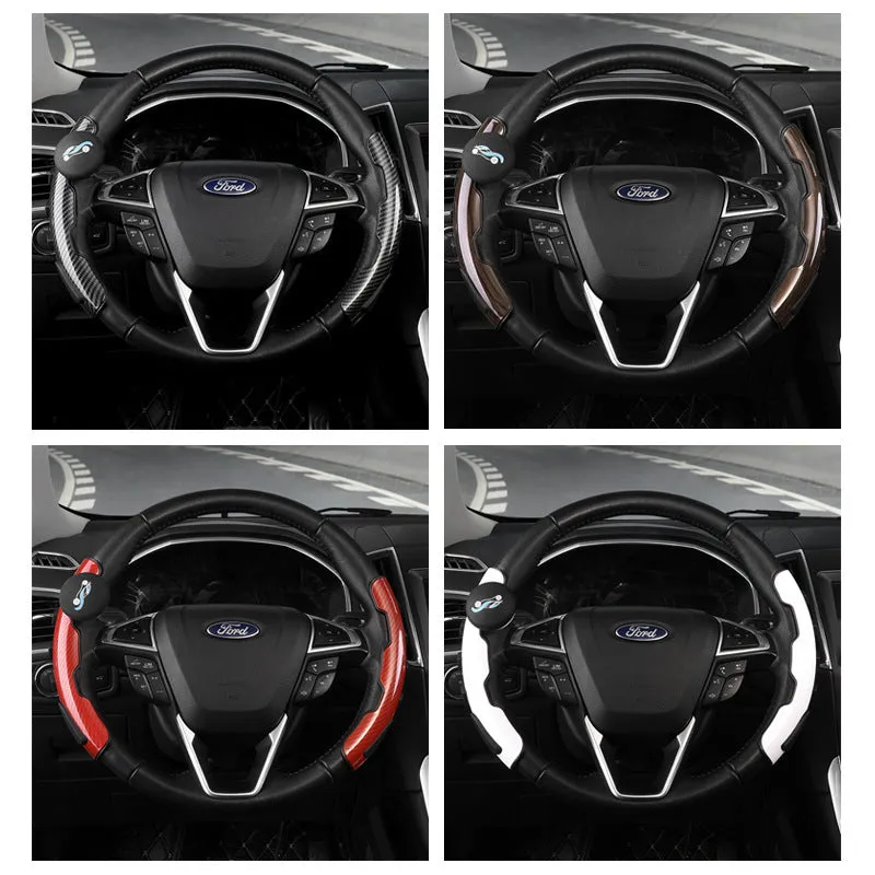 Steering wheel booster ball with ABS and rubber construction in carbon fibre black finish, 22cm height
