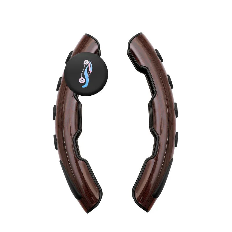 Steering wheel booster ball with ABS and rubber construction in carbon fibre black finish, 22cm height