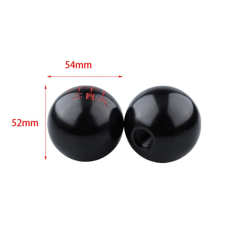 Aluminium alloy round car gear shift knob replacement in multiple colour options for manual transmission vehicles