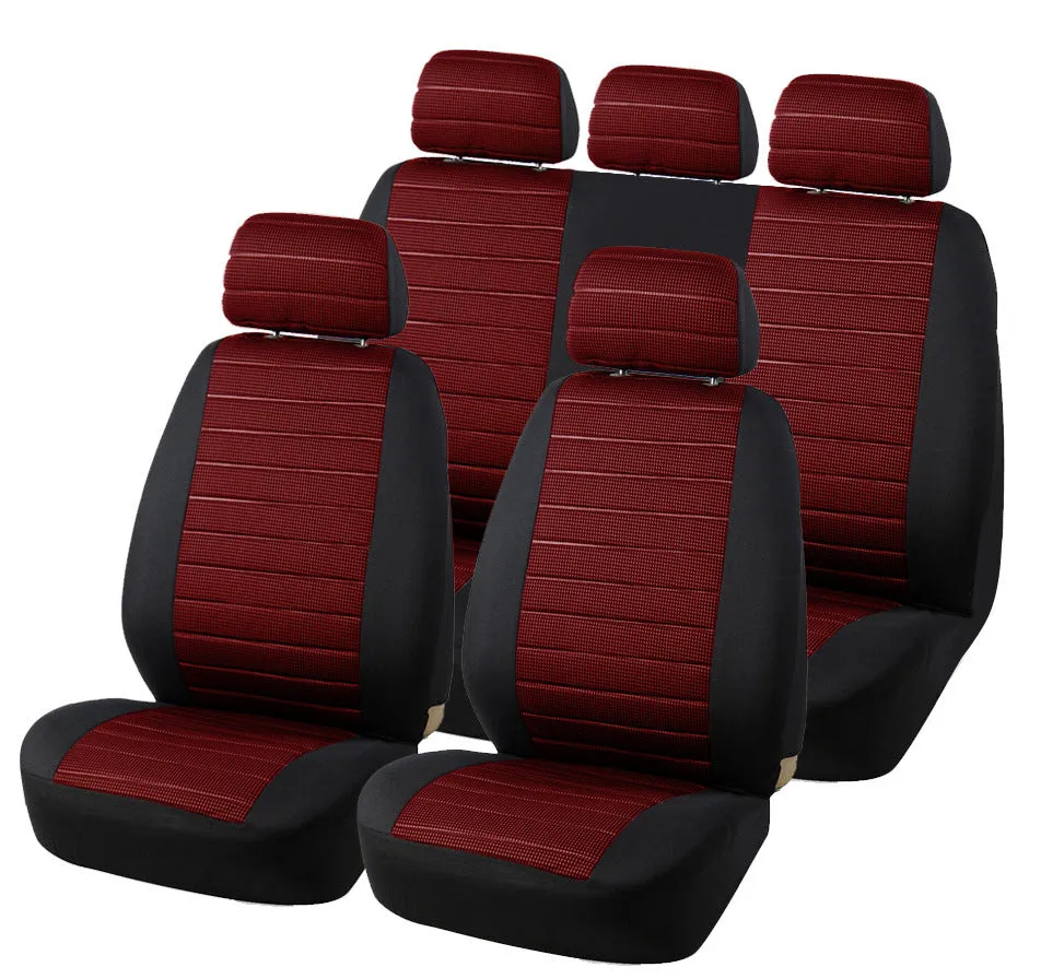 Four Seasons general motors seat cover cushion in jacquard fabric, gray two colour, for most vehicles