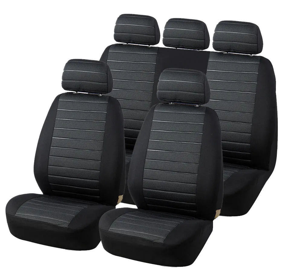 Four Seasons general motors seat cover cushion in jacquard fabric, gray two colour, for most vehicles