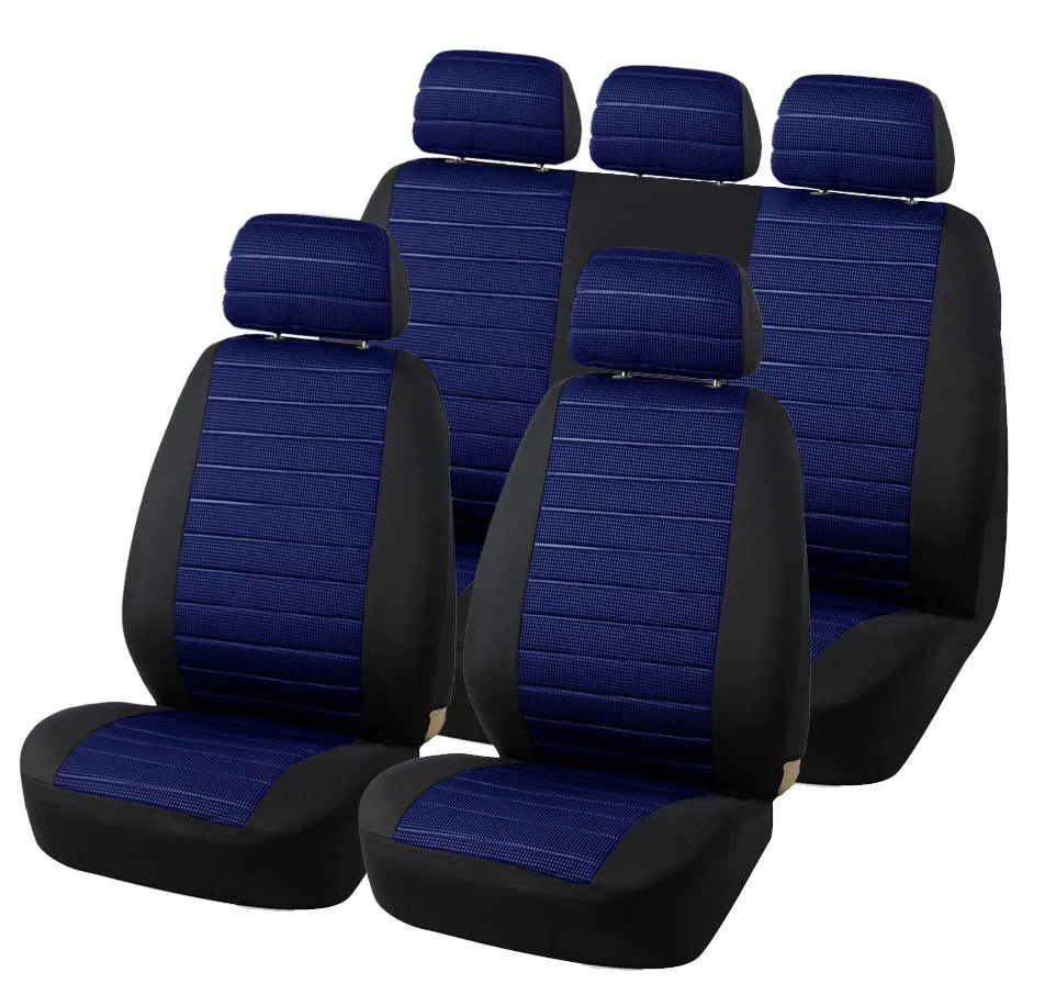 Four Seasons general motors seat cover cushion in jacquard fabric, gray two colour, for most vehicles