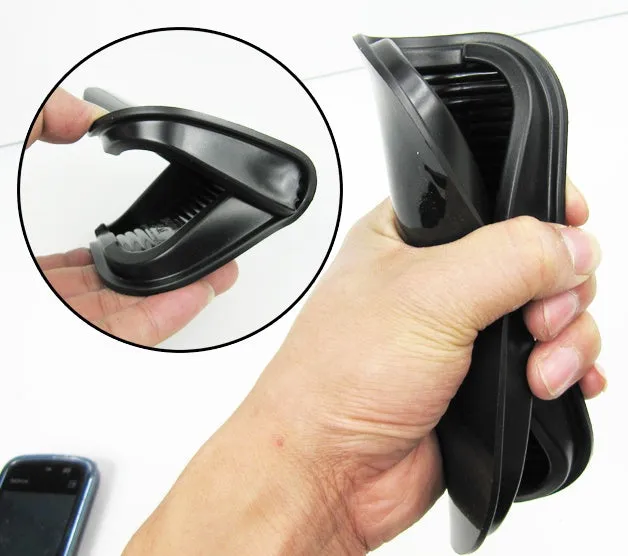 Black car anti-skid pad compatible with Apple iPhone 6 Plus, 15.5x10cm, mobile navigation bracket