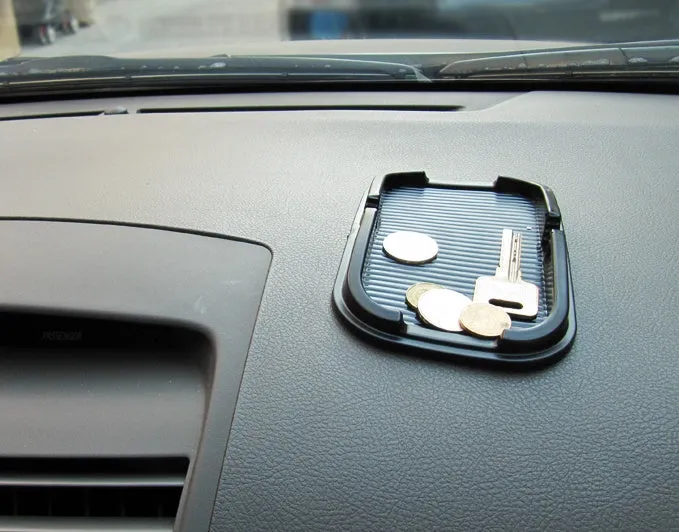 Black car anti-skid pad compatible with Apple iPhone 6 Plus, 15.5x10cm, mobile navigation bracket