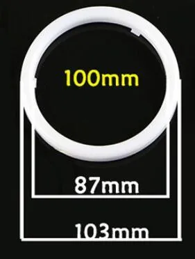 White LED angel eye ring daytime running light 100mm size car accessory