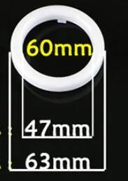 White LED angel eye ring daytime running light 100mm size car accessory