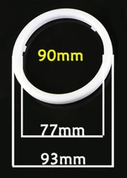 White LED angel eye ring daytime running light 100mm size car accessory