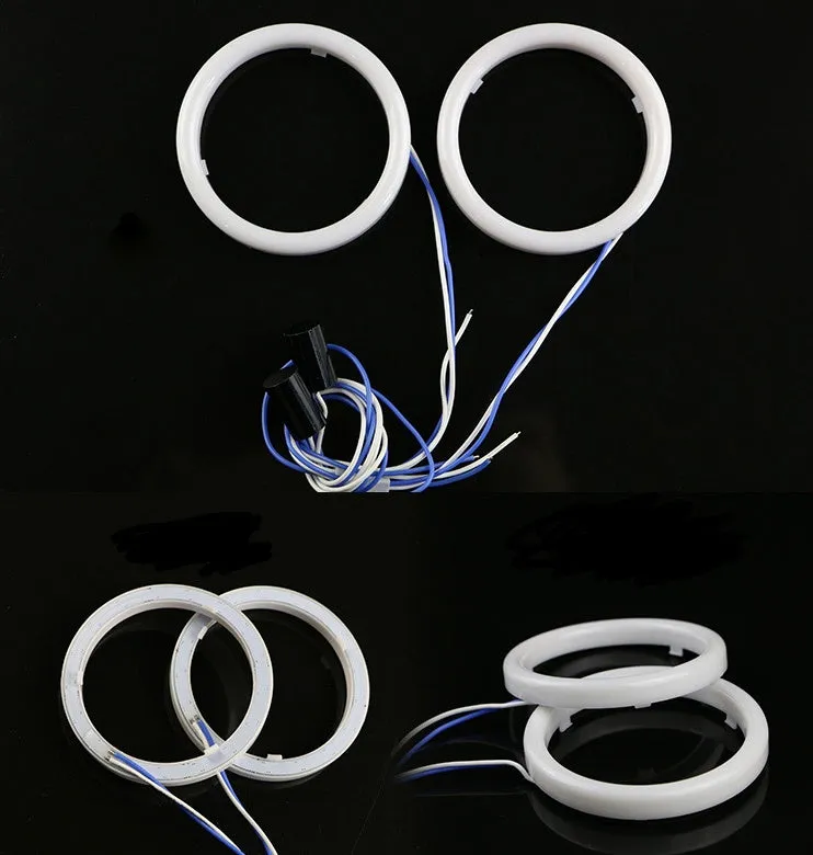 White LED angel eye ring daytime running light 100mm size car accessory