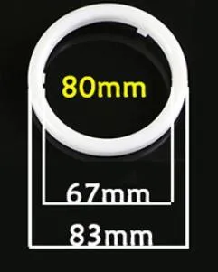 White LED angel eye ring daytime running light 100mm size car accessory