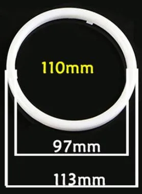 White LED angel eye ring daytime running light 100mm size car accessory