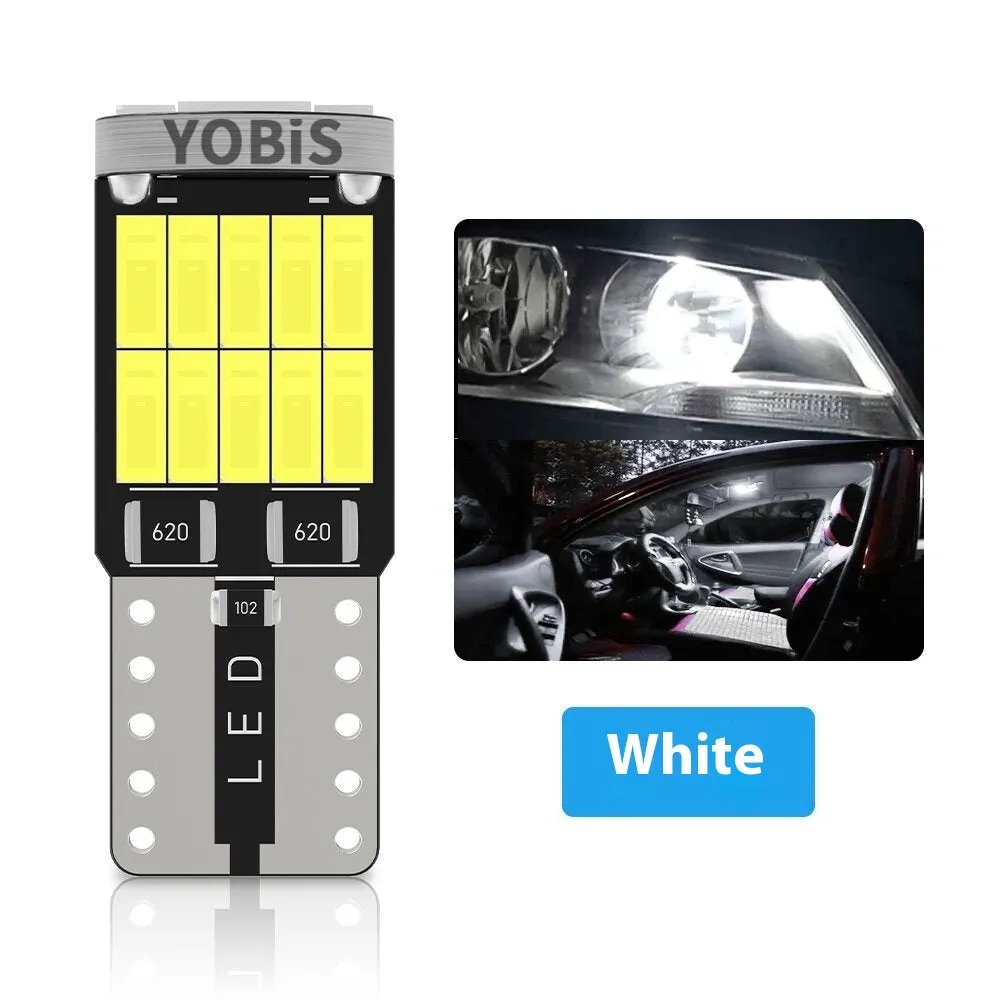 T10 26SMD car LED width light with aluminium housing in white yellow and ice blue