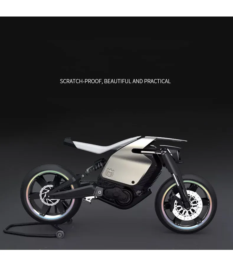 Pack of 16 laser-cut, waterproof reflective stickers for car and motorcycle wheel hubs.