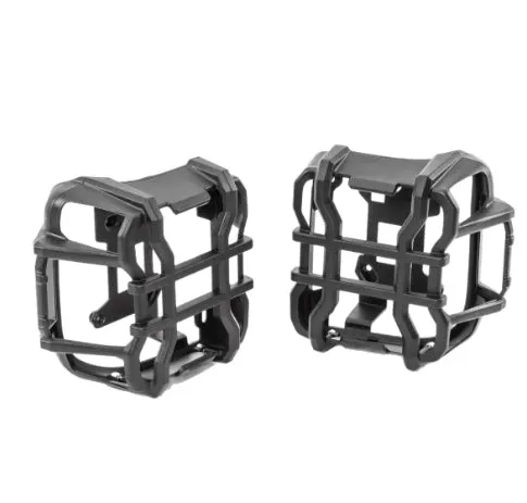 Black metal Wrangler tail lamp cover pair for protection modification accessory