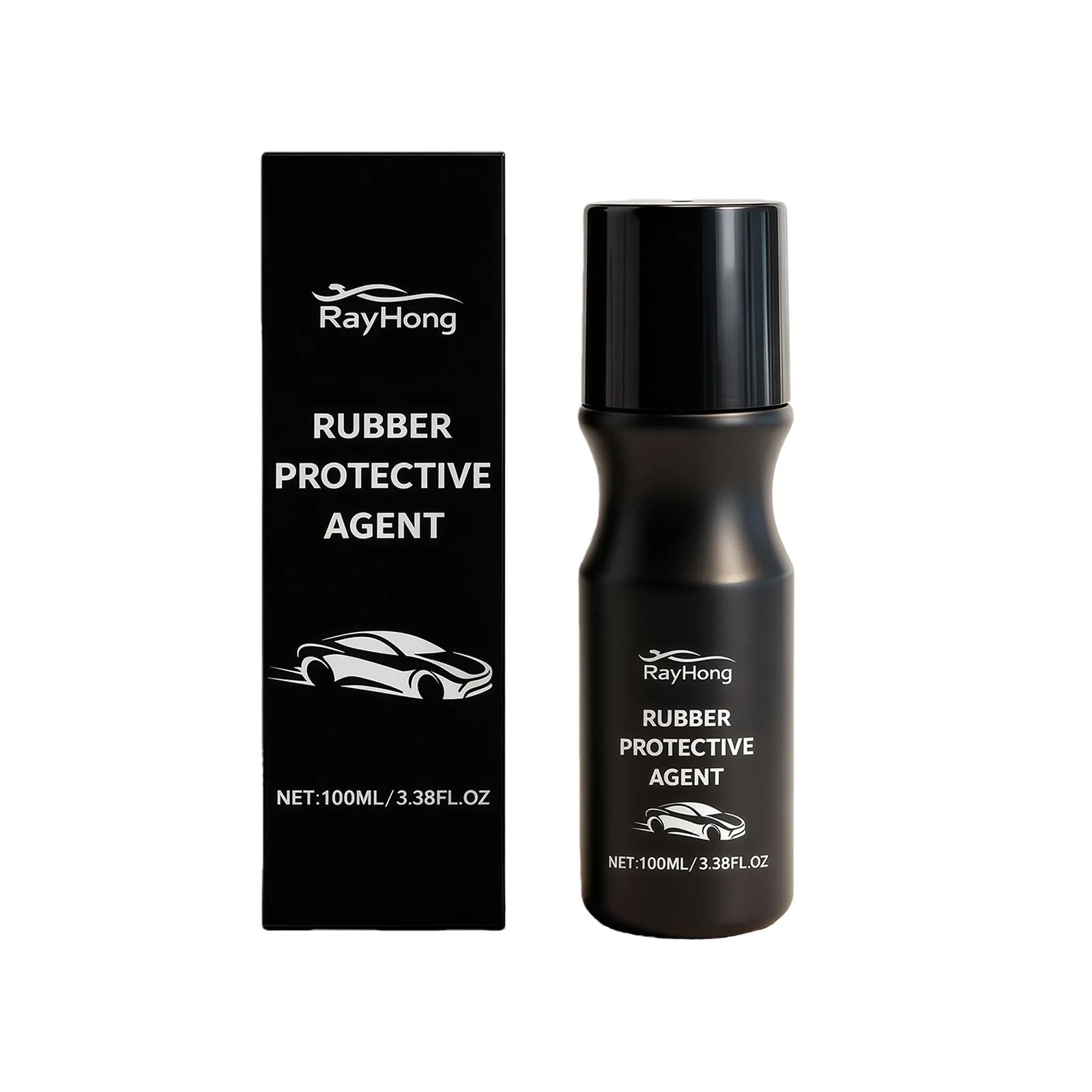 100ml automobile rubber lubricant bottle with water-based formula for rubber seals