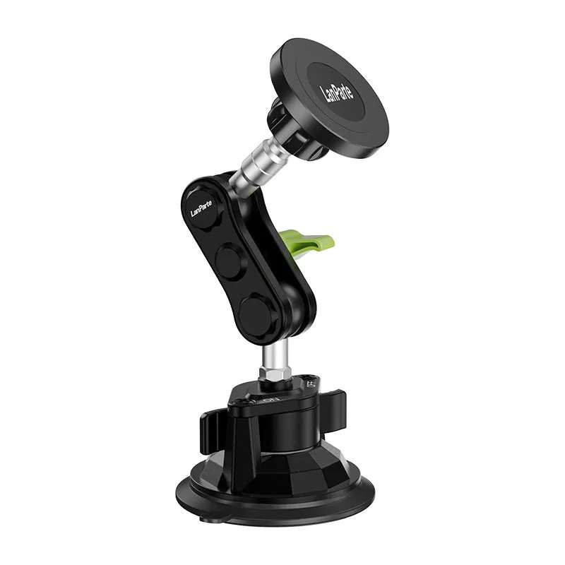 Car magnetic phone holder with suction cup dashboard mount in alloy, universal fit, Ordinary RBA-M01 colour