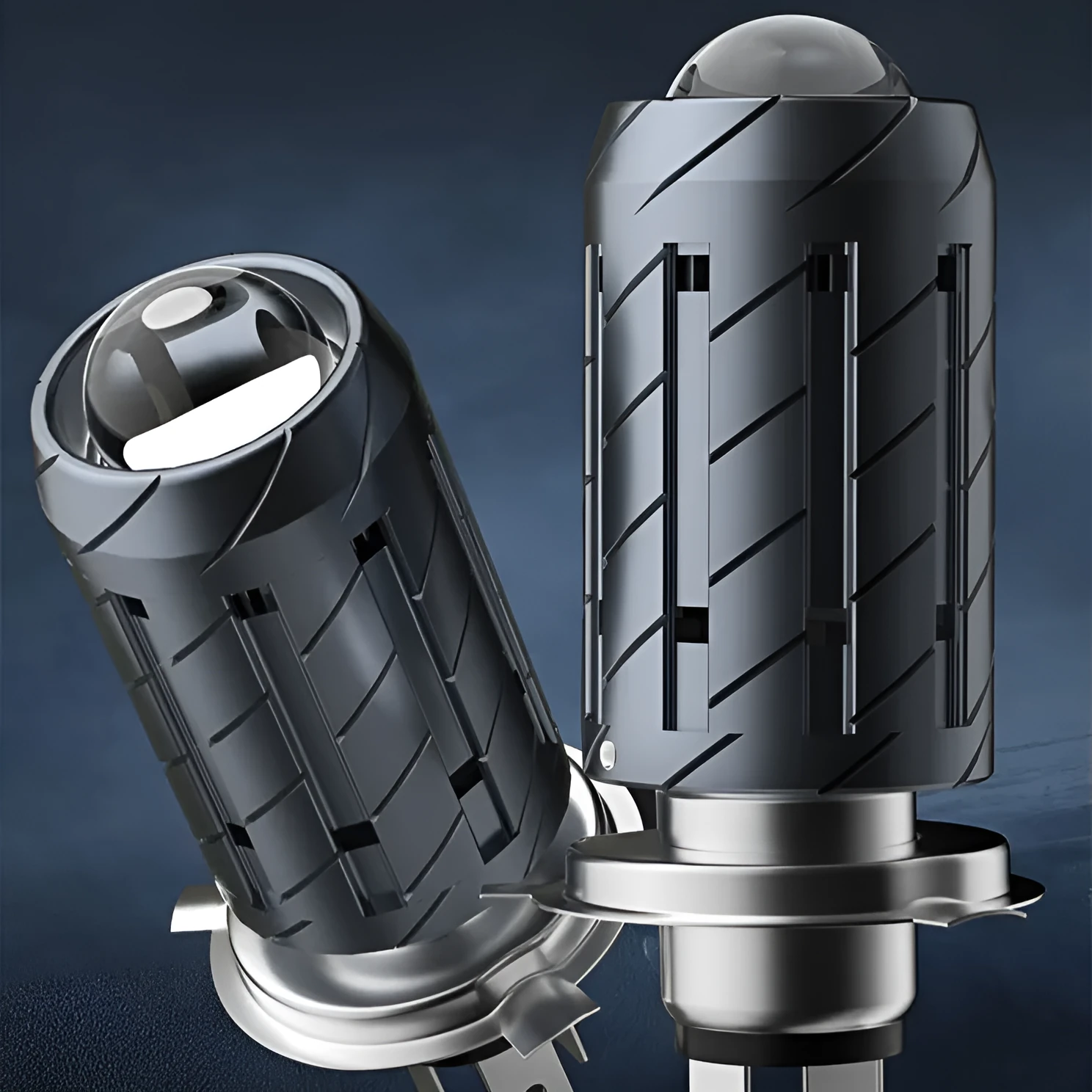 Chunfeng motorcycle LED headlight conversion bulb with integrated far and near beam functions