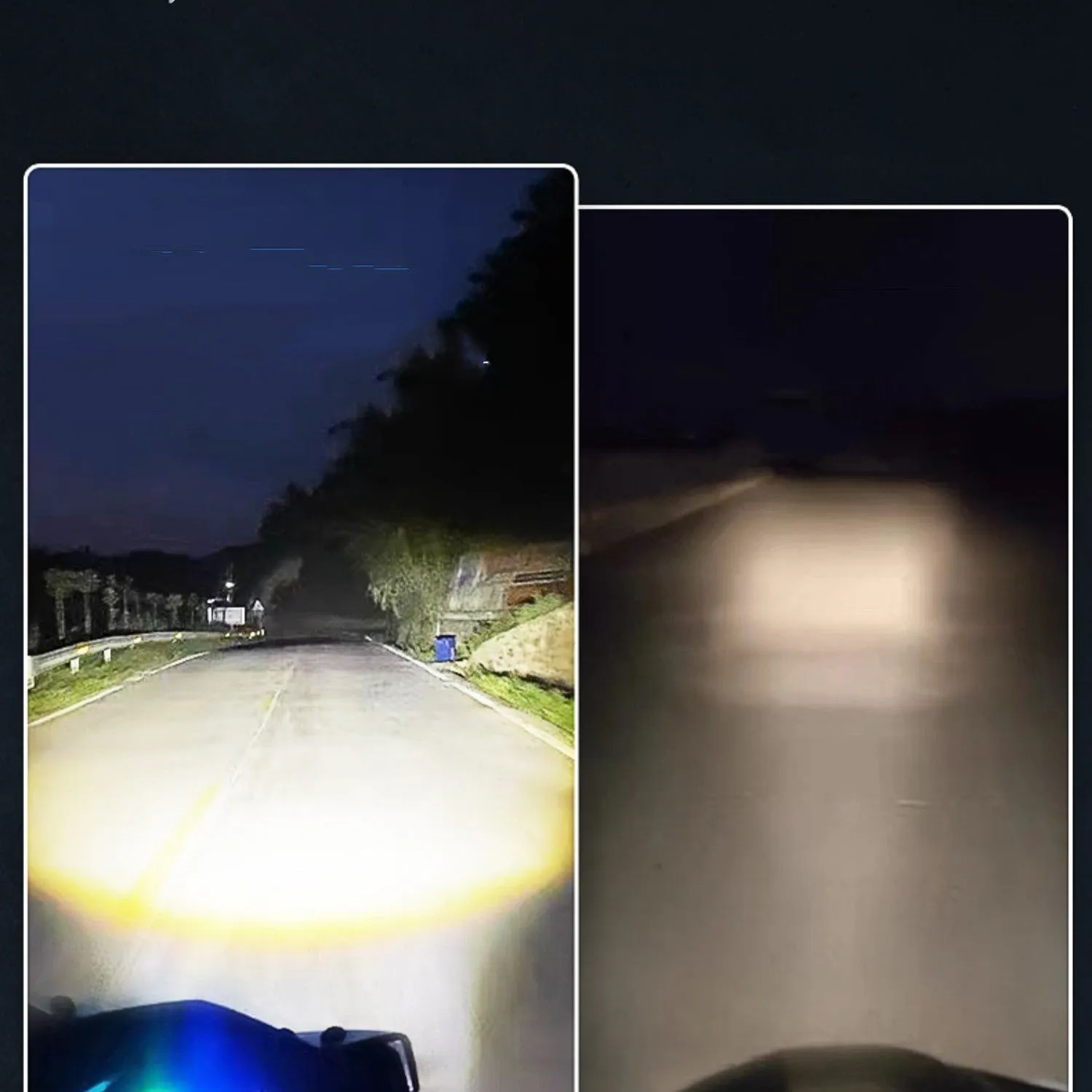 Chunfeng motorcycle LED headlight conversion bulb with integrated far and near beam functions