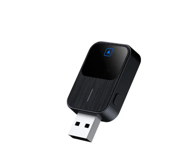 Carplay Box Android Auto two-in-one USB interconnection device in black, 2.5x4.9x1.0cm metal ABS construction