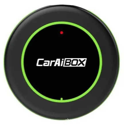 Switching box module vehicle-mounted wireless adapter C6 in black with Type-C and USB interfaces
