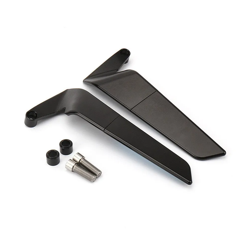 Universal aluminium alloy handle mirror with blue lens for street bike and electric car