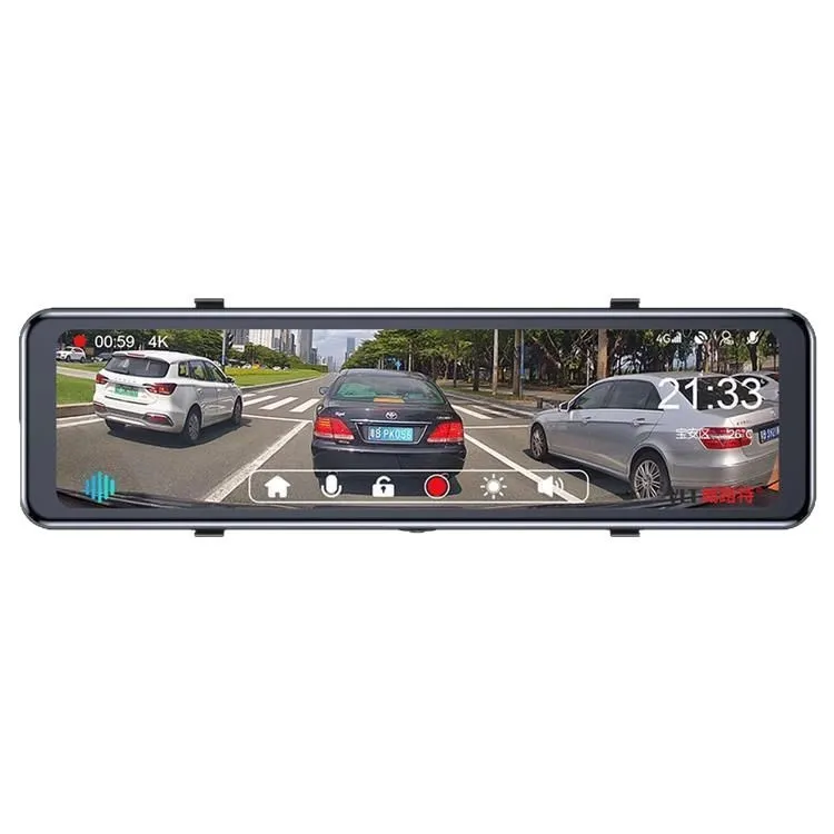 10-inch car driving recorder touch screen GPS dual recording rear view camera night vision