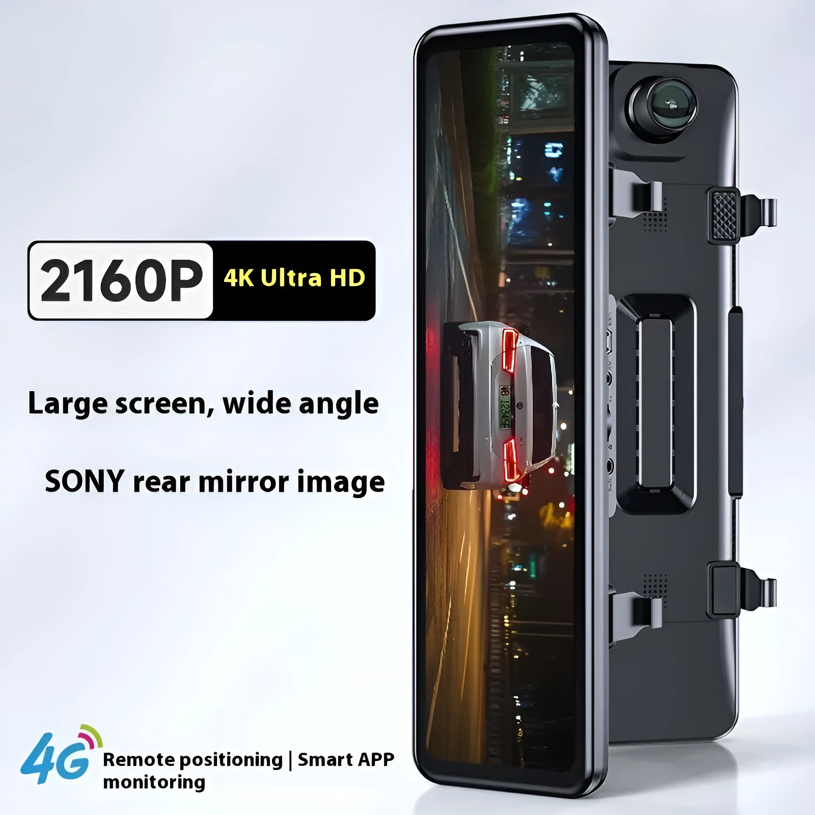 10-inch car driving recorder touch screen GPS dual recording rear view camera night vision