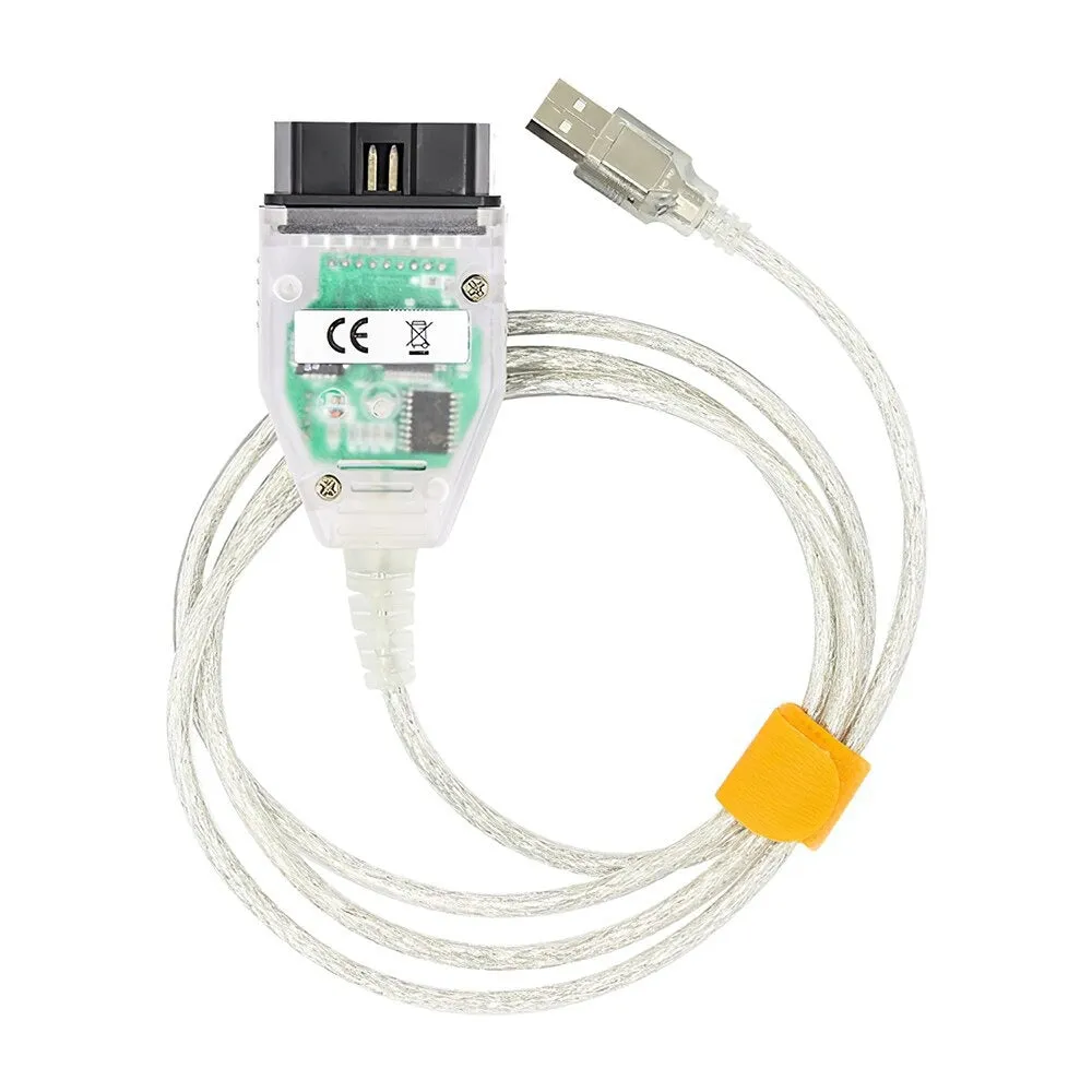 INPA For BMW K CAN FT232RL Programming Diagnostic Line white cable with switch for BMW vehicles OBD2