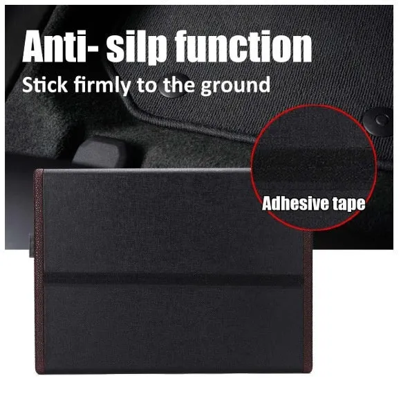High-power 12V 8-inch car audio ultra-thin subwoofer with wooden enclosure and PU leather exterior