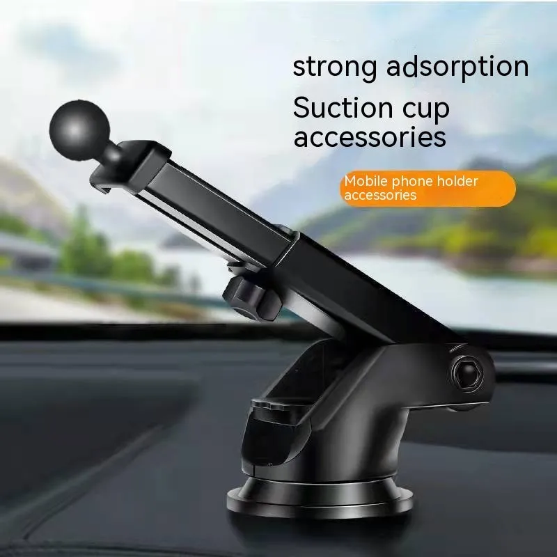Car mobile phone holder with 15W wireless charging pad and electric clamping mechanism.
