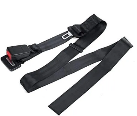 Maternity seat belt adjuster with ABS buckle for pregnant women, 175 cm adjustable polyester strap