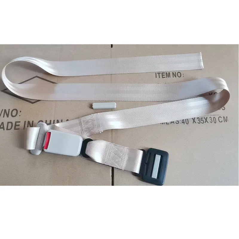 Maternity seat belt adjuster with ABS buckle for pregnant women, 175 cm adjustable polyester strap