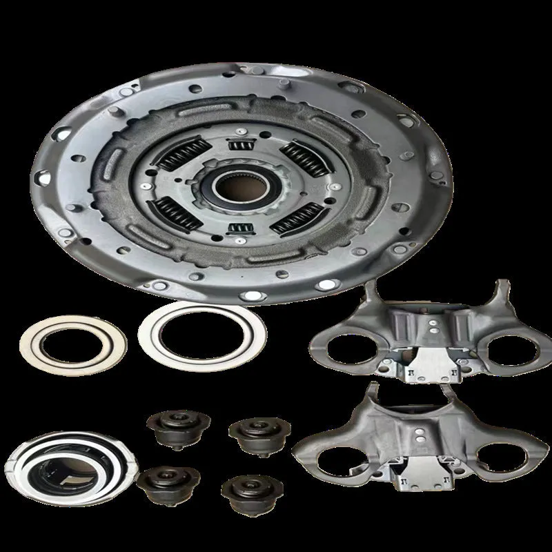 6DCT250 dual clutch and kit assembly with pickling plate construction for automatic clutch replacement