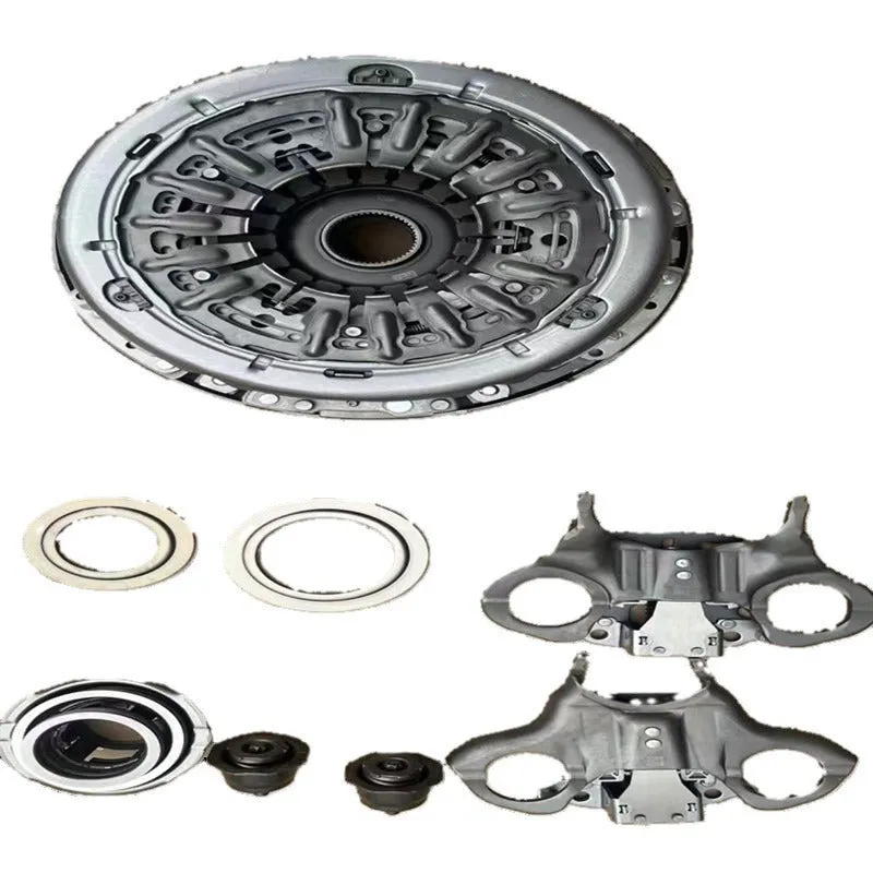 6DCT250 dual clutch and kit assembly with pickling plate construction for automatic clutch replacement