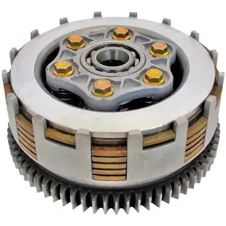 DM200 aluminium motorcycle clutch assembly for gear engagement and power transmission