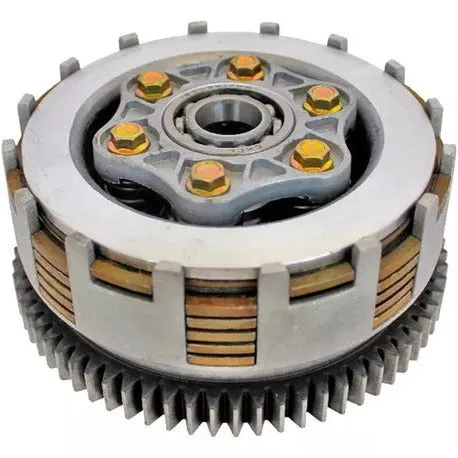 DM200 aluminium motorcycle clutch assembly for gear engagement and power transmission