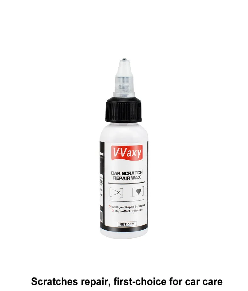 50ml car scratch wax paint repair solution in bottle with sponge and cloth options